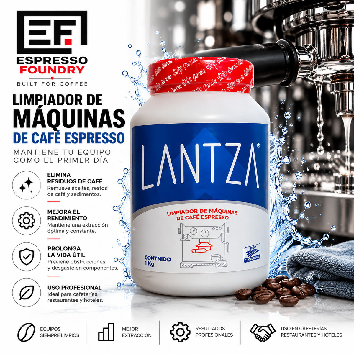 Lantza Detergente en Polvo 1 kg